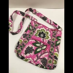 Vera Bradley “Vera Bag”Crossbody Floral Pink Bag